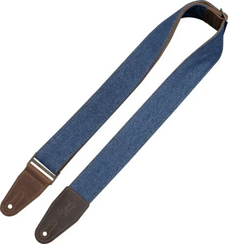 Blue Denim Guitar Strap