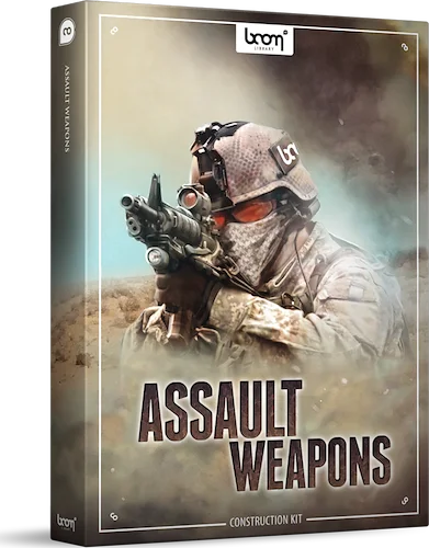 Boom Assault Weapons (Download) <br>A gigantic sound effect arsenal of rifles, sniper rifles, pistols, machine-guns and more