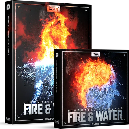 Boom Cinematic Elements: Fire & Water Bundle (Download) <br>Cinematic fire & water with an incredibly strong character