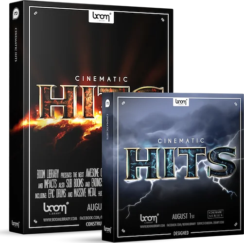 Boom Cinematic Hits Bundle (Download) <br>Excellent hit and impact sound effects to boost your trailers, teasers and more
