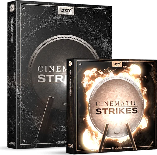Boom Cinematic Strikes Bundle (Download) <br>Enormous sounding percussive hits