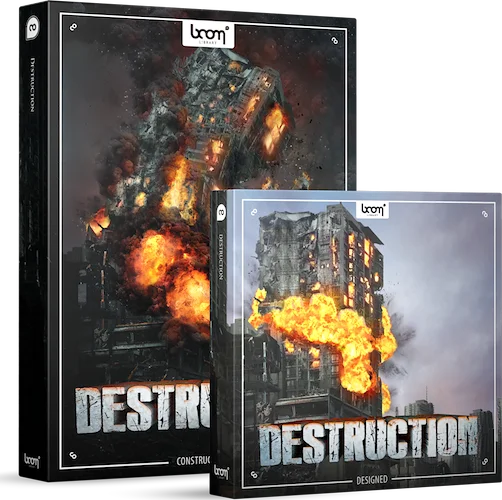 Boom Destruction Bundle (Download) <br>Destruction sound fx - the baton for your own destructive masterpiece