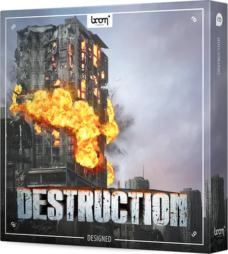 Boom Destruction Designed (Download) <br>Destruction sound fx - the baton for your own destructive masterpiece