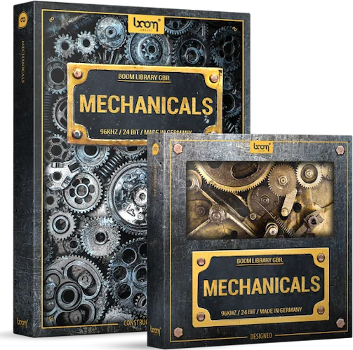 Boom Mechanicals Bundle (Download) <br>Mechanical sound fx - huge, medium, small & tiny