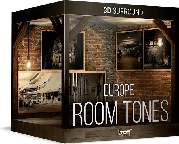Boom Room Tones Europe 3D Surround (Download) <br>Room tones: the elementary ingredient