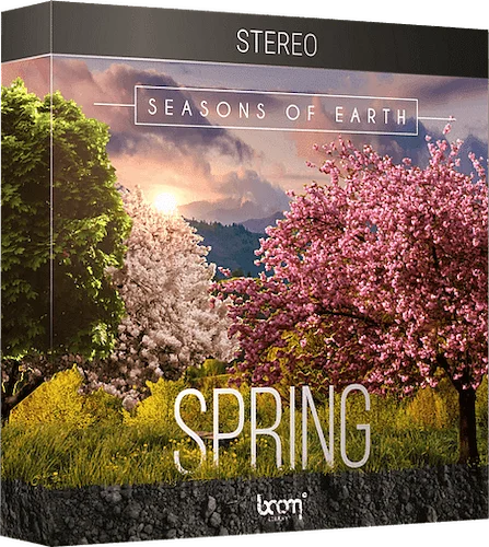 Boom Seasons of Earth Spring ST (Download)<br>Rich sound set of Spring. Dripping rain to a symphony of birds, Spring has all the sounds of Earth 