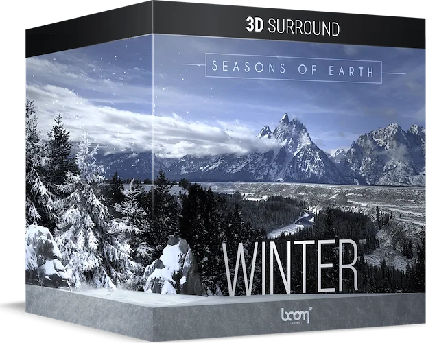 Boom Seasons Of Earth Winter 3D Surround (Download) <br>The most interesting and iconic ambiences on Earth