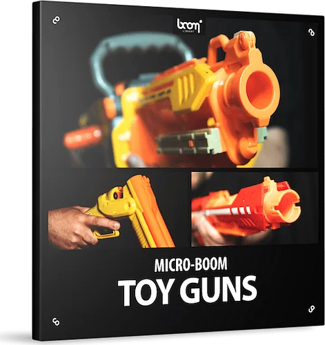 Boom Toy Guns (Download)<br>Grabs, movement, clicks, rattles, spins, snaps, grabs, magazines, reloads, shots and more 