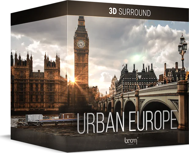 Boom Urban Europe 3D Surround (Download) <br>Urban Europe ambiences