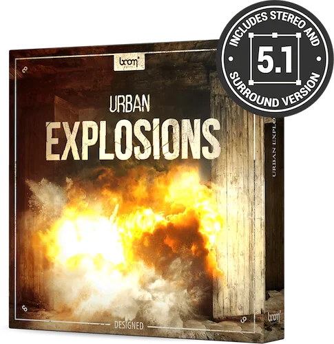 Boom Urban Explosions Designed (Download) <br>Explosion sound effects to the fullest