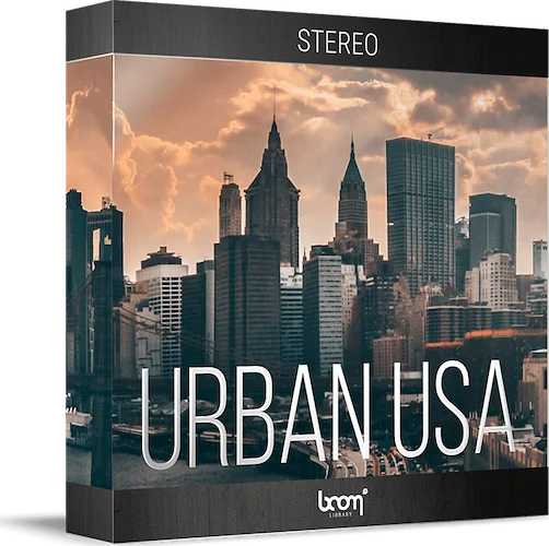 Boom Urban USA Stereo (Download) <br>Urban USA ambiences
