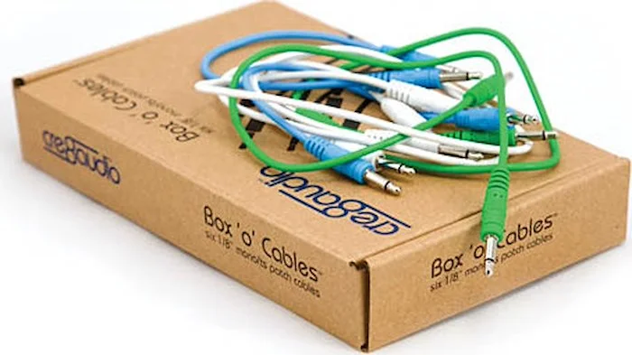 Box 'O' Cables(TM) - Six 1/8 inch. Mono/TS Patch Cables
