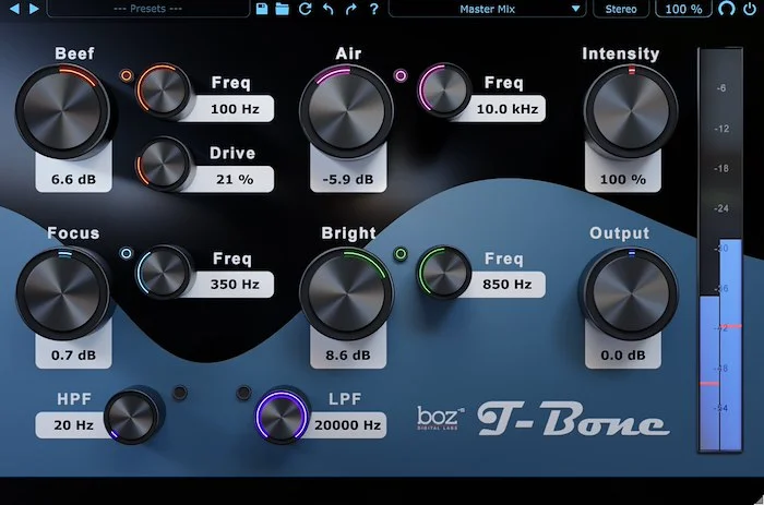 Boz T-Bone (Download) <br>Slant EQ Chng tone w/o changing level