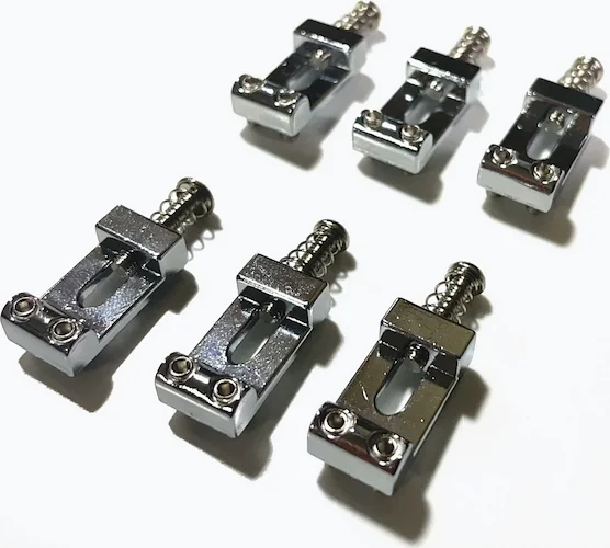 BP-0015-010 Chrome Bridge Saddles, 6 pcs<br>Chrome