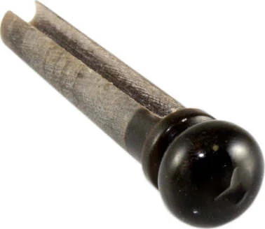 BP-0856 Water Buffalo Horn Slotted Bridge Pins