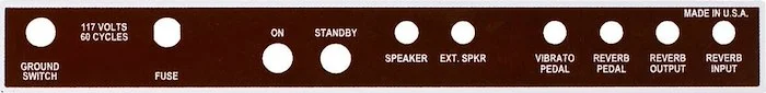 Brown Vibroverb 6G16 Backplate<br>