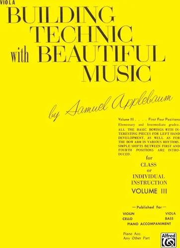 Building Technic With Beautiful Music, Book III