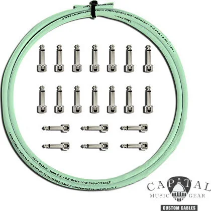 Cable DIY Kit with Lava Plugs (20) and Lava Cable Surf Green (20 ft.)