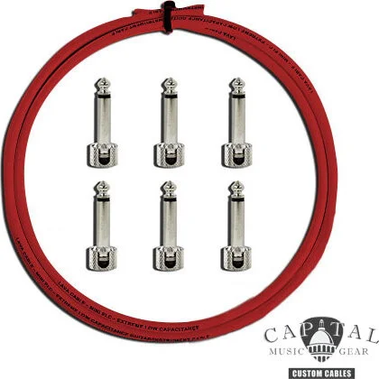 Cable DIY Kit with Lava Plugs (6) and Lava Cable Red (3 ft.)