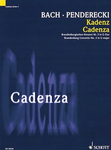 Cadenza - Brandenburg Concerto No. 3 in G Major