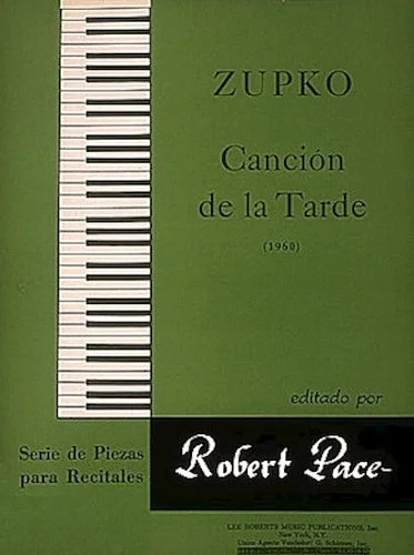 Cancion De La Tarde (1960) (Sheet Music in Spanish)