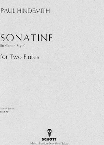 Canonic Sonatina, Op. 31, No. 3 (1923)