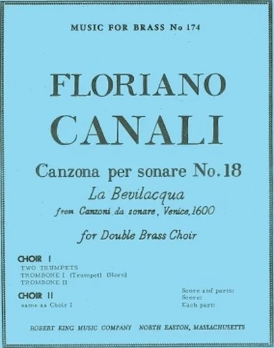 Canzona Per Sonare No.18 (ensemble-brass 8 Or More)