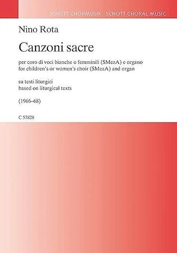 Canzoni Sacre - for Children's or Women's Choir and Organ