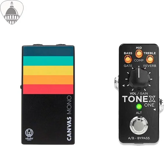 Capital Custom Bundle: Canvas Mono: Line Isolator/D.I and IK Multimedia Tonex ONE AI Modeling Multi-FX Pedal