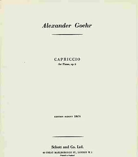 Capriccio Op. 6