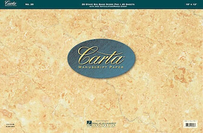 Carta Manuscript Paper No. 28 - Professional