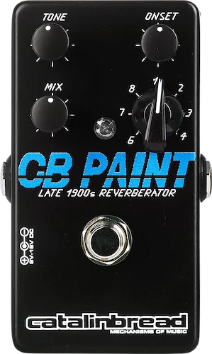 Catalinbread CB Paint Late 1900s Reverberator Reverb Pedal (Alesis Microverb Reverbs)