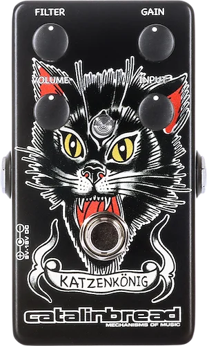 Catalinbread KATZENKÖNIG (Traditional Ink Collection) Fuzz/Distortion Pedal