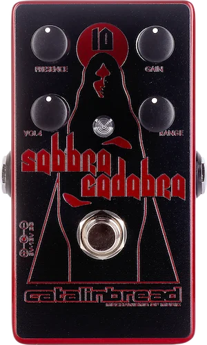 Catalinbread SABBRA CADABRA Overdrive Pedal Summer of Sabbra '25 10th Anniversary Limited Run Red
