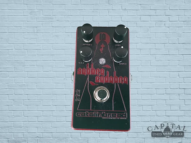 Catalinbread SABBRA CADABRA Overdrive Pedal Summer of Sabbra '25 10th Anniversary Limited Run Red (Used)