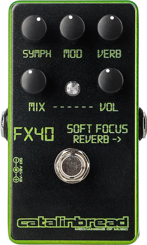 Catalinbread Soft Focus LCD Green Modulated Reverb Pedal