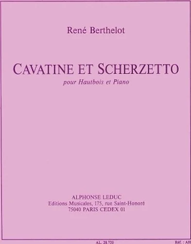 Cavatine Et Scherzetto (oboe & Piano)