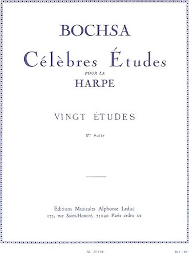 Celebrated Studies For Harp (suite 1)