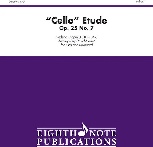 "Cello" Etude, Opus 25, No. 7