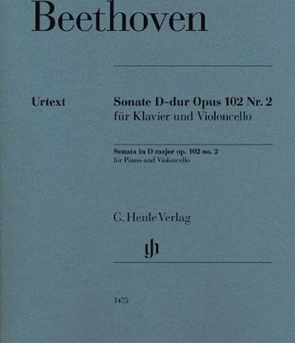 Cello Sonata in D Major Op. 102, No. 2