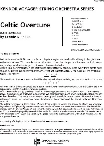 Celtic Overture (Full Score)