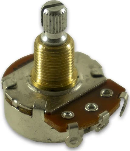 Centralab® 275k Audio Taper Potentiometer +/- 9% Tolerance 550 kohm - Split Shaft (1)