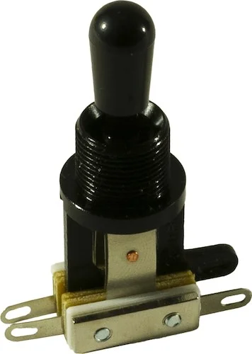 Centralab® 3 Position Short Frame Toggle Switch Single Black
