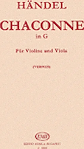 Chaconne in G for Violin and Viola