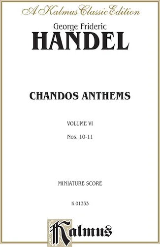 Chandos Anthems, 10. The Lord Is My Light 11. Let God Arise (two versions)