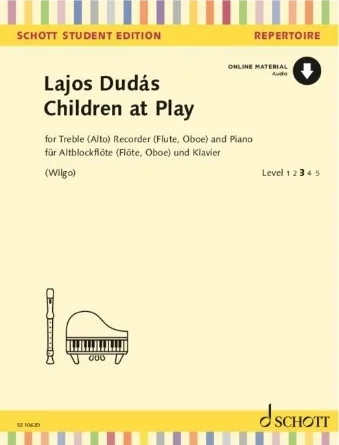 Children At Play - Alto Recoder (or Flute or Oboe) and Piano