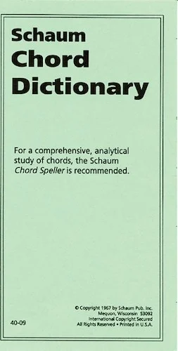 Chord Dictionary