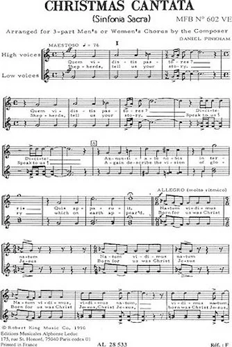 Christmas Cantata (choral-female Accompanied)