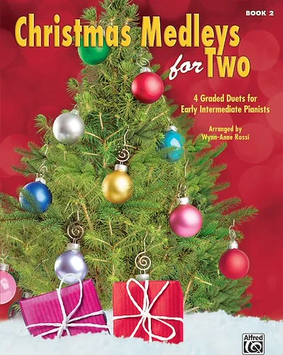 Christmas Medleys for Two, Book 2: 4 Graded Duets for Early Intermediate Pianists