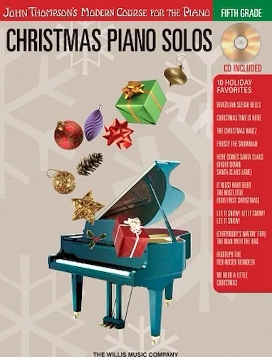 Christmas Piano Solos - Fifth Grade (Book/CD Pack)